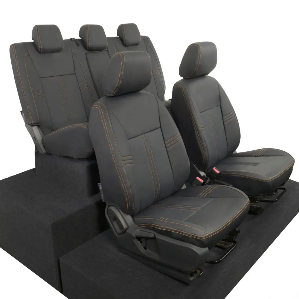 Ford Ranger Tailored Leatherette Seat Covers - Black - UK Custom Covers