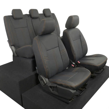 Ford Ranger Tailored Leatherette Seat Covers - Black - UK Custom Covers