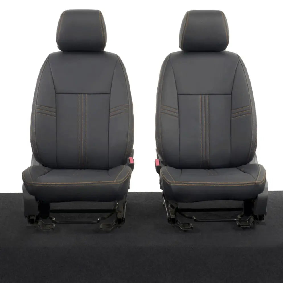 Ford Ranger Tailored Leatherette Seat Covers - Black - UK Custom Covers