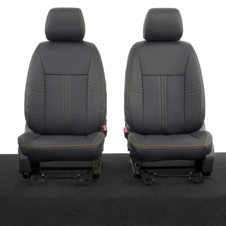 Ford Ranger Tailored Leatherette Seat Covers - Black - UK Custom Covers