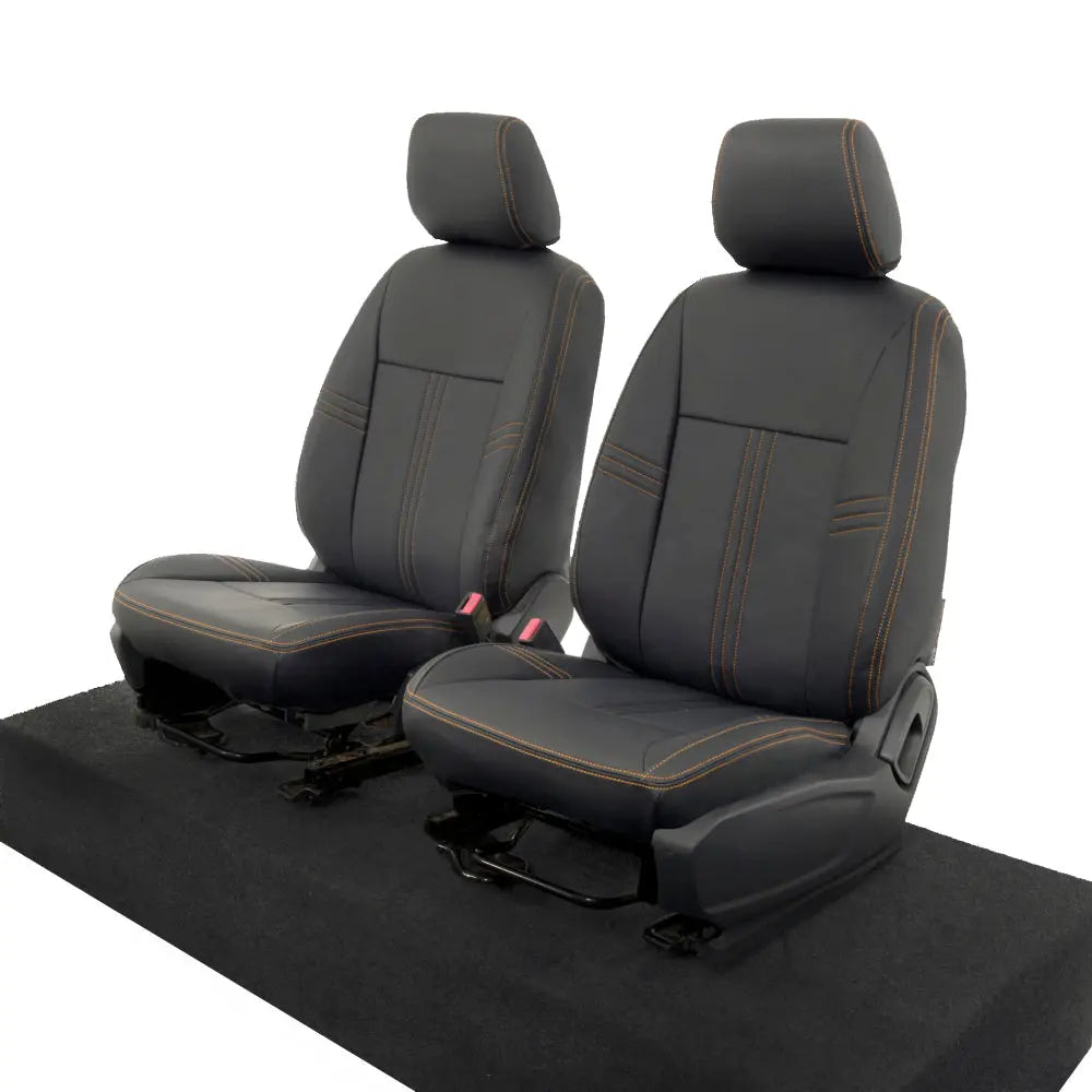 Ford Ranger Tailored Leatherette Seat Covers - Black - UK Custom Covers