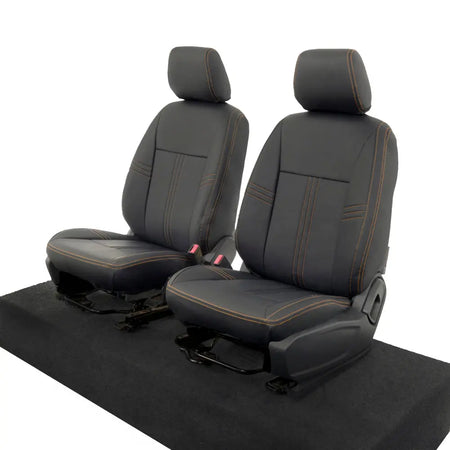Ford Ranger Tailored Leatherette Seat Covers - Black - UK Custom Covers