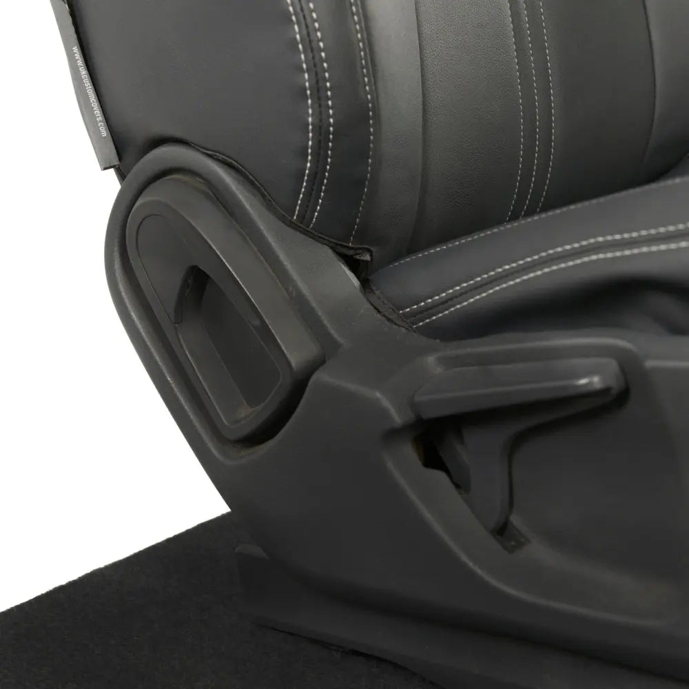 Ford Ranger Tailored Leatherette Seat Covers - Black - UK Custom Covers