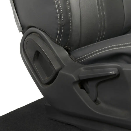 Ford Ranger Tailored Leatherette Seat Covers - Black - UK Custom Covers
