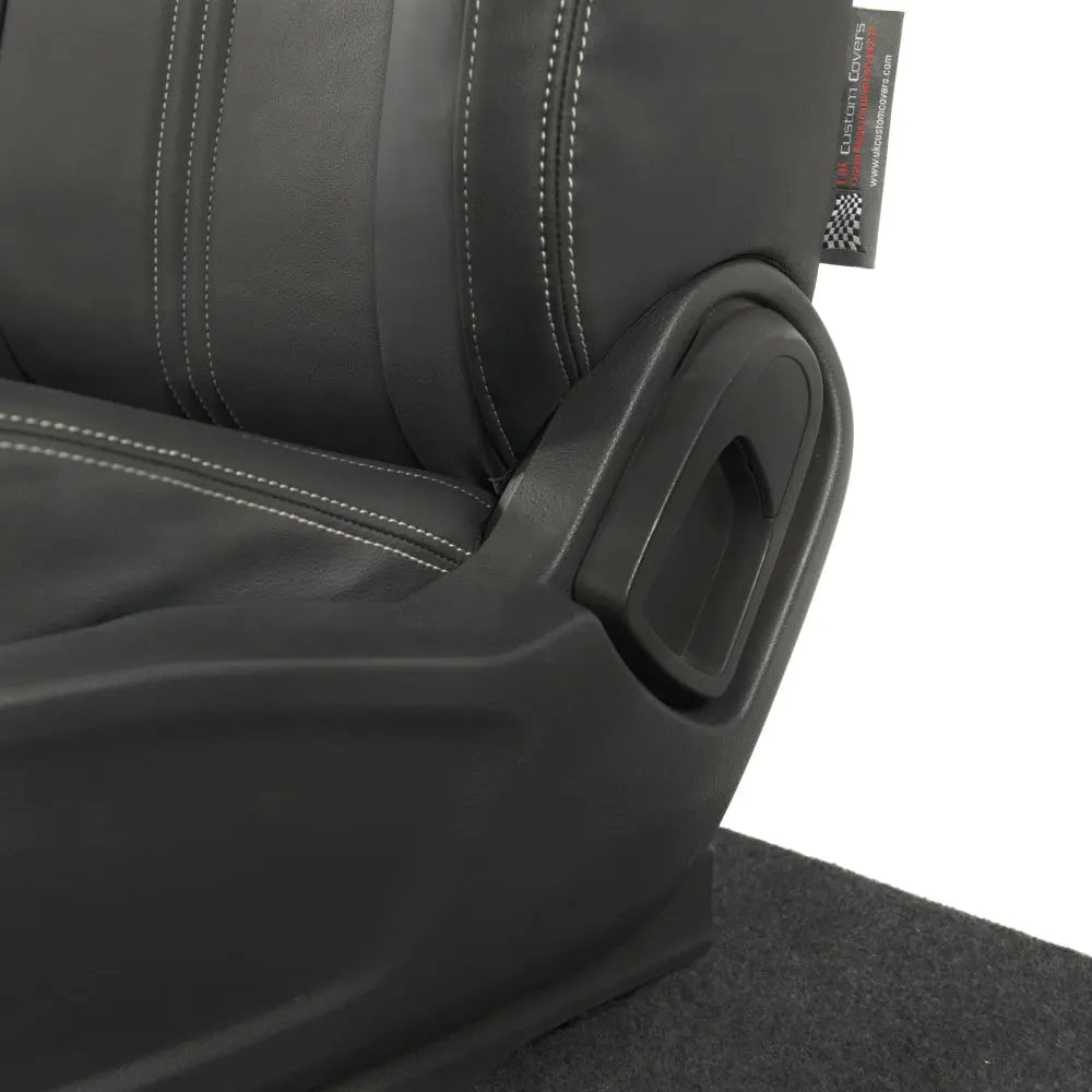 Ford Ranger Tailored Leatherette Seat Covers - Black - UK Custom Covers