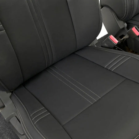 Ford Ranger Tailored Leatherette Seat Covers - Black - UK Custom Covers
