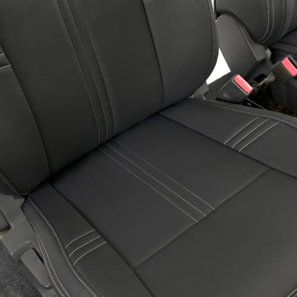 Ford Ranger Tailored Leatherette Seat Covers - Black - UK Custom Covers