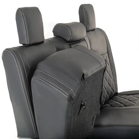 Toyota Hilux Seat Covers Tailored Leatherette 2016+ UK Custom Covers