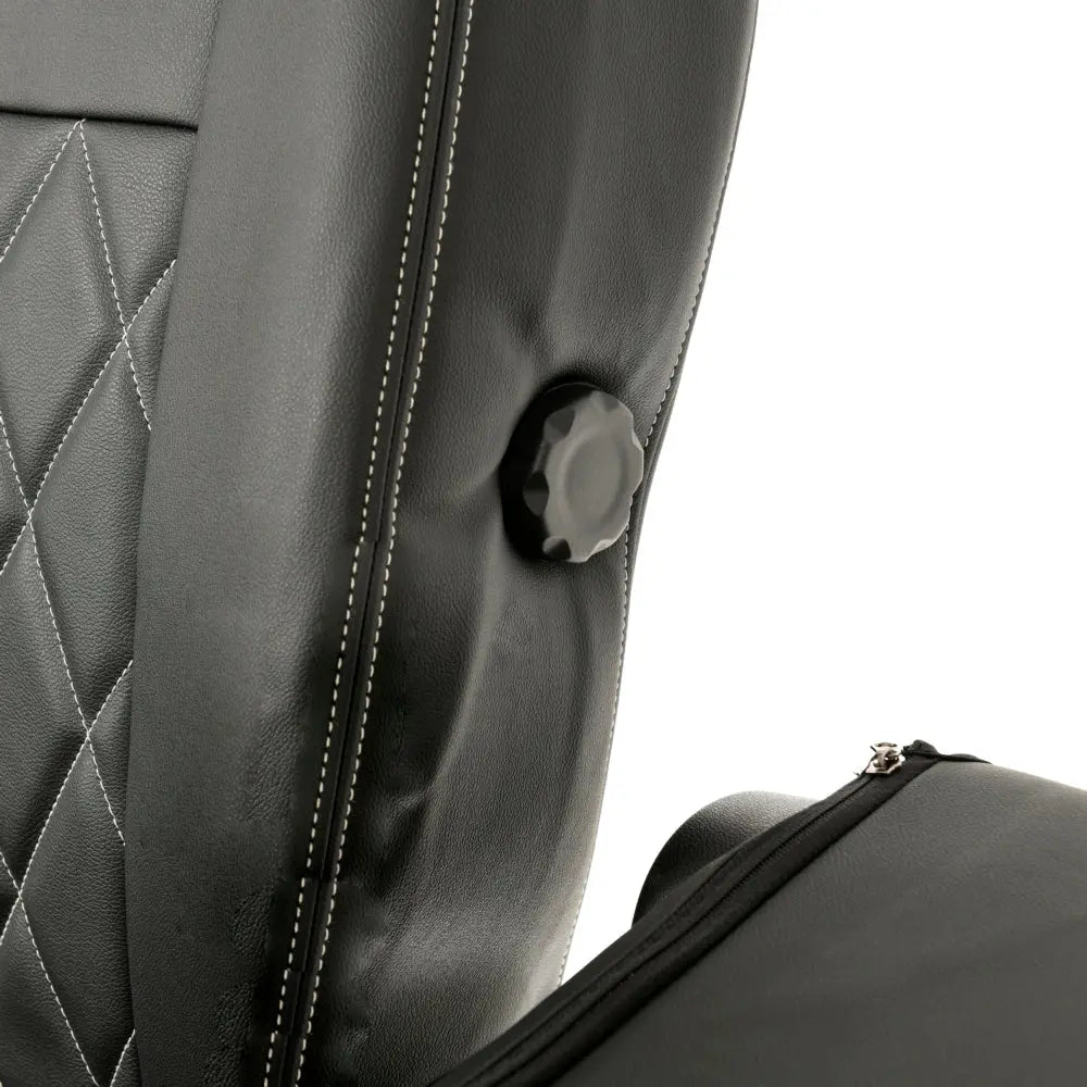Toyota Proace City Tailored Leatherette Seat Covers (2018 Onwards) - Black - UK Custom Covers