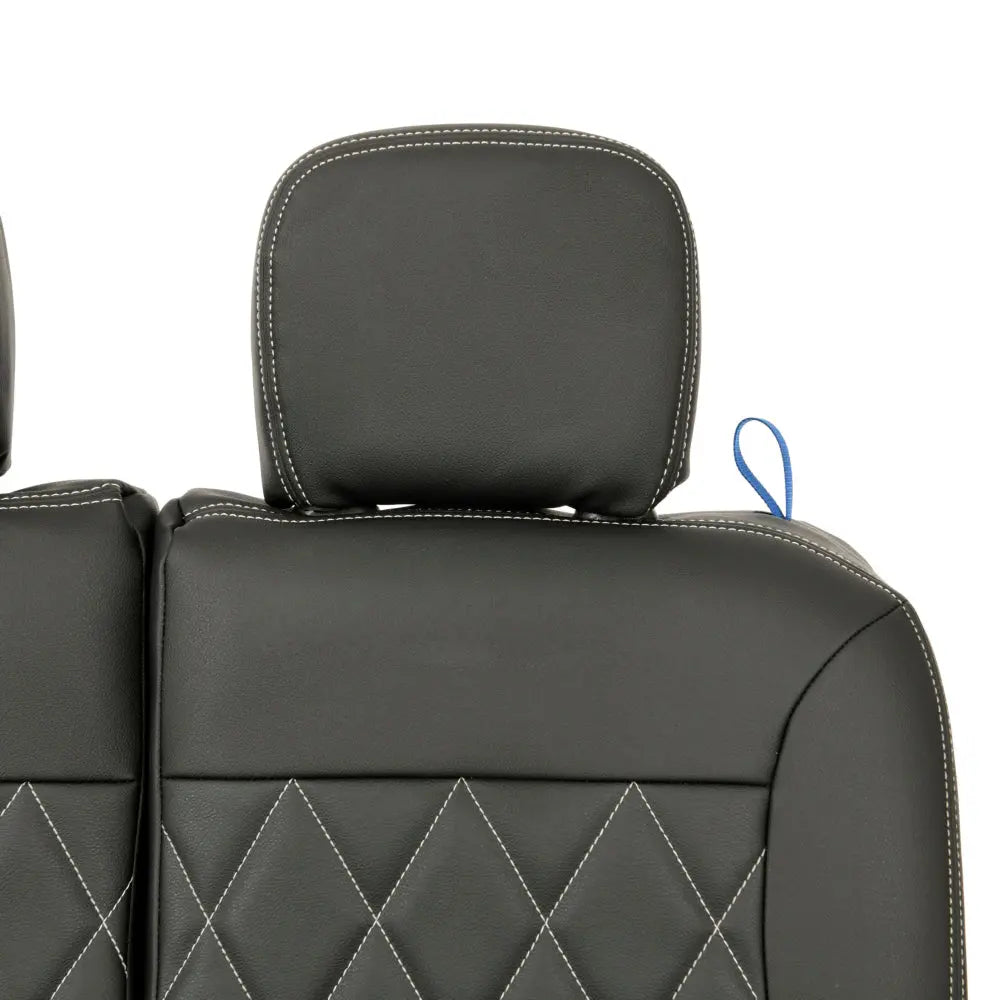 Toyota Proace City Tailored Leatherette Seat Covers (2018 Onwards) - Black - UK Custom Covers