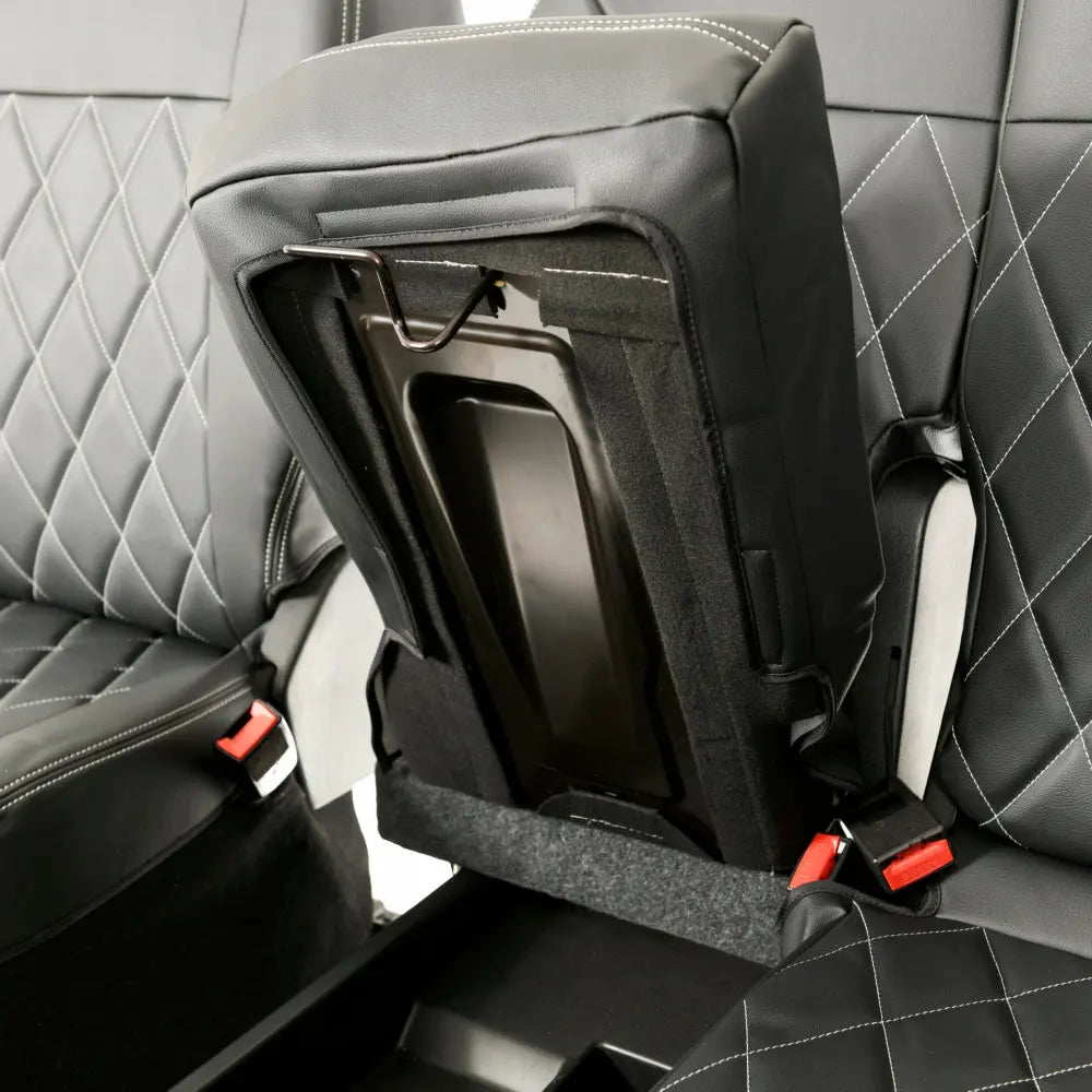 Toyota Proace City Tailored Leatherette Seat Covers (2018 Onwards) - Black - UK Custom Covers