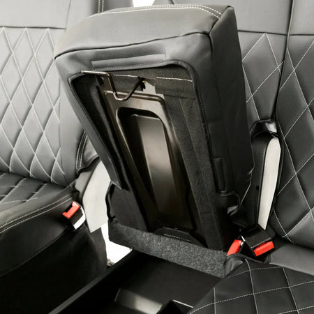Toyota Proace City Tailored Leatherette Seat Covers (2018 Onwards) - Black - UK Custom Covers