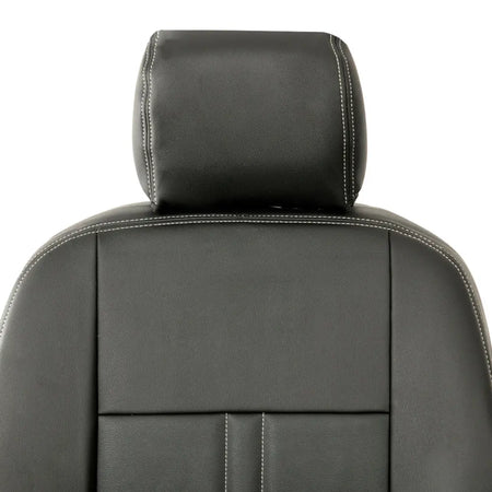 Toyota Proace City Tailored Leatherette Seat Covers (2018 Onwards) - Black - UK Custom Covers