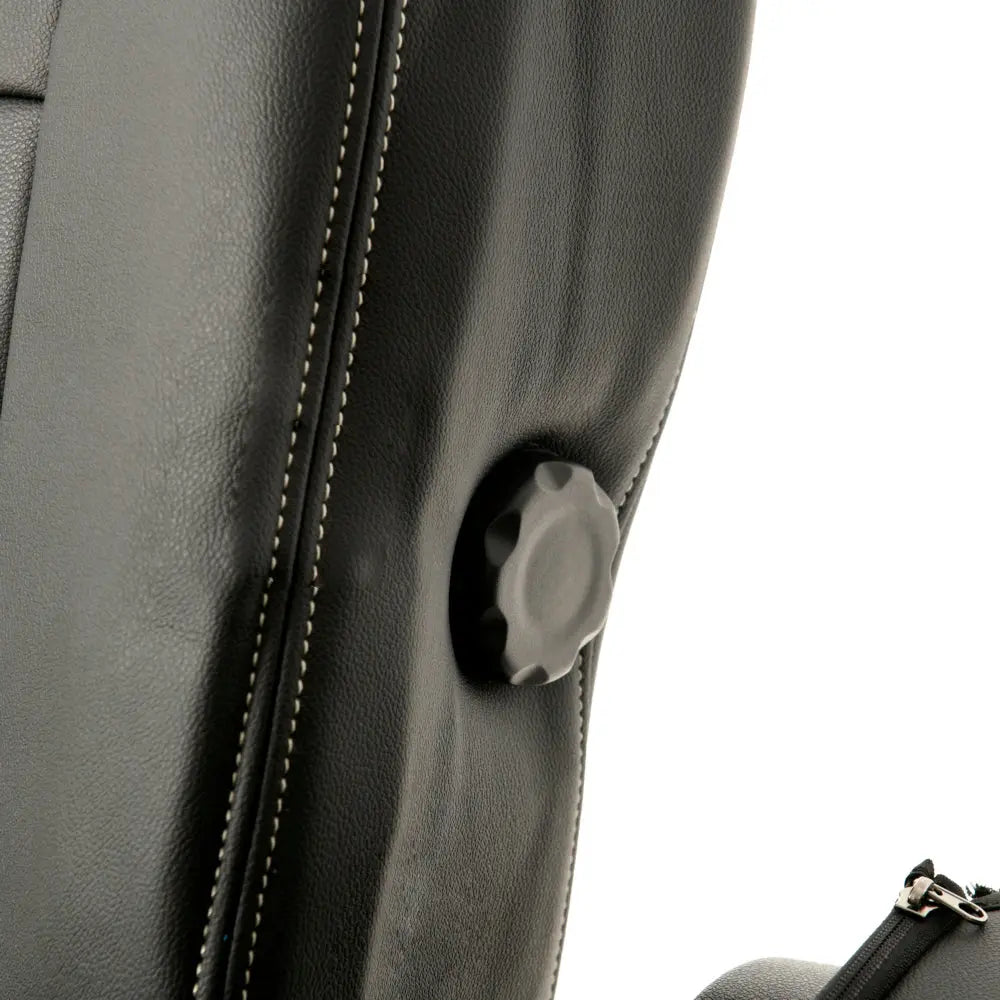 Toyota Proace City Tailored Leatherette Seat Covers (2018 Onwards) - Black - UK Custom Covers