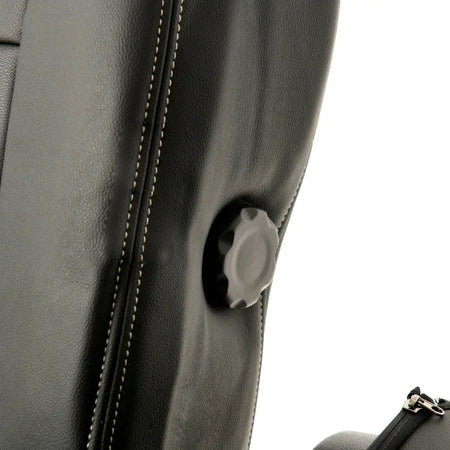 Toyota Proace City Tailored Leatherette Seat Covers (2018 Onwards) - Black - UK Custom Covers
