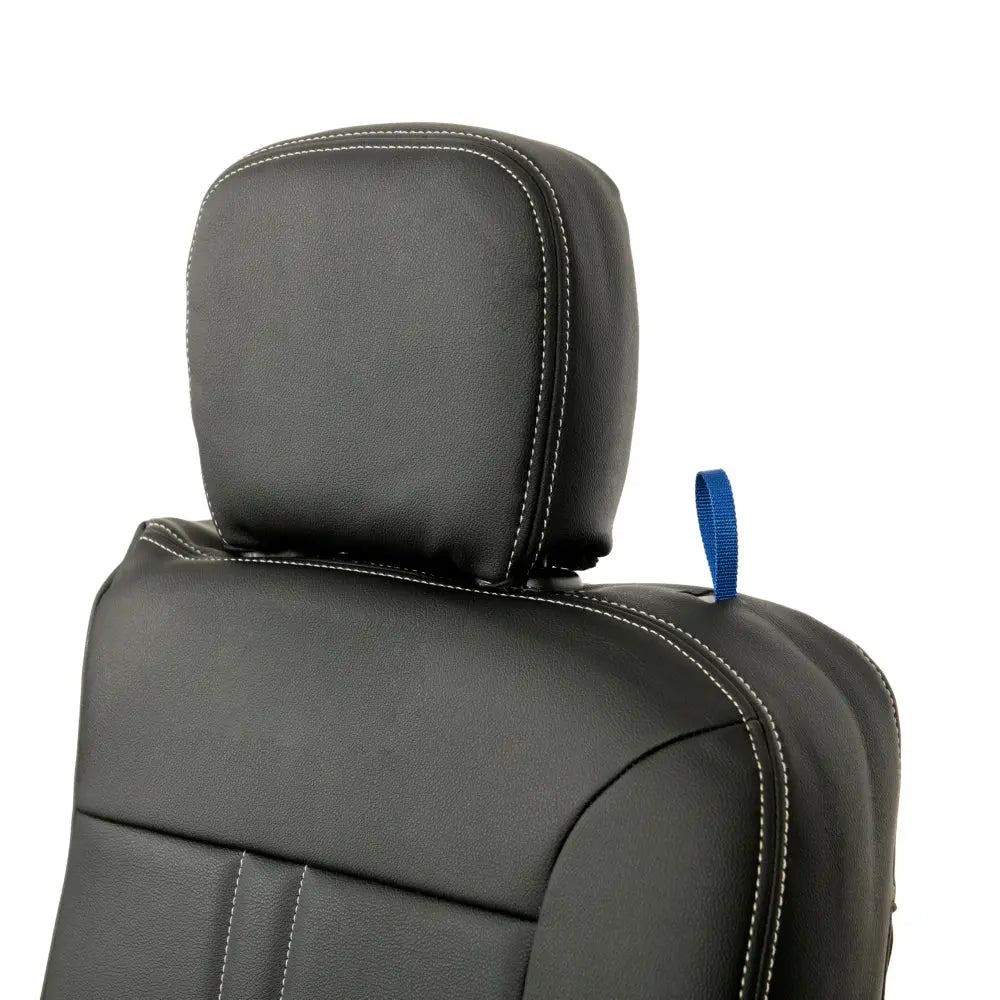 Toyota Proace City Tailored Leatherette Seat Covers (2018 Onwards) - Black - UK Custom Covers