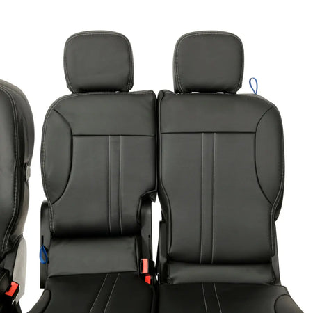 Toyota Proace City Tailored Leatherette Seat Covers (2018 Onwards) - Black - UK Custom Covers