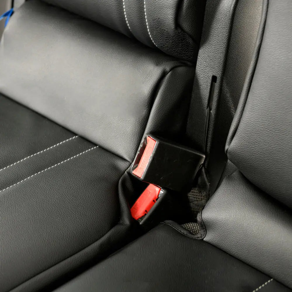 Toyota Proace City Tailored Leatherette Seat Covers (2018 Onwards) - Black - UK Custom Covers