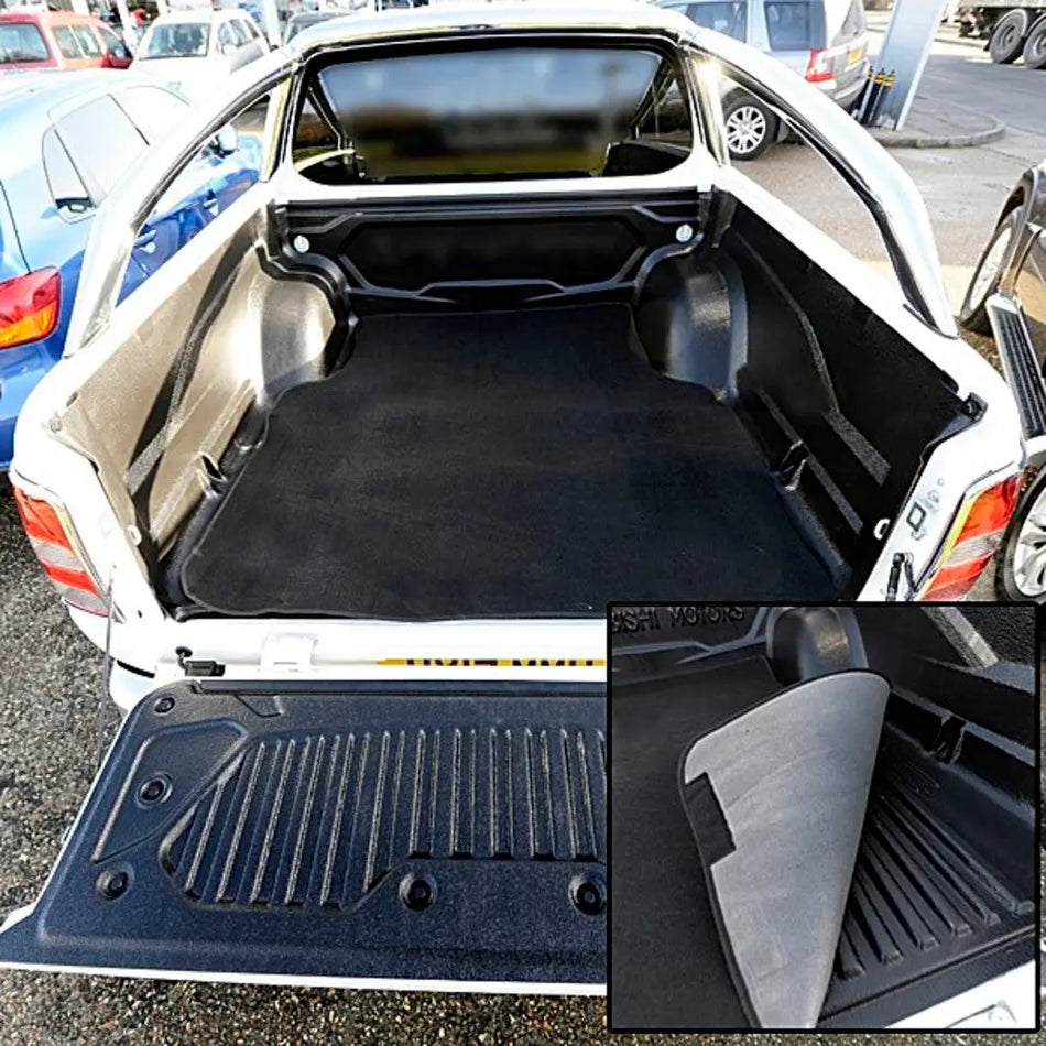 Mitsubishi L200 Barbarian Trunk Liner (2010 Onwards) Black - UK Custom Covers