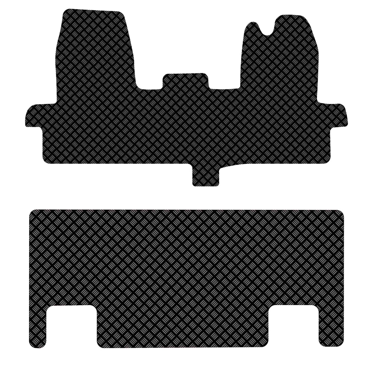 Ford Transit Custom Rubber Floor Mats (2013-2023) UK Custom Covers