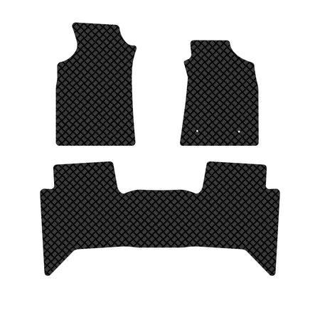 Toyota Hilux Rubber Floor Mats (2011+) UK Custom Covers