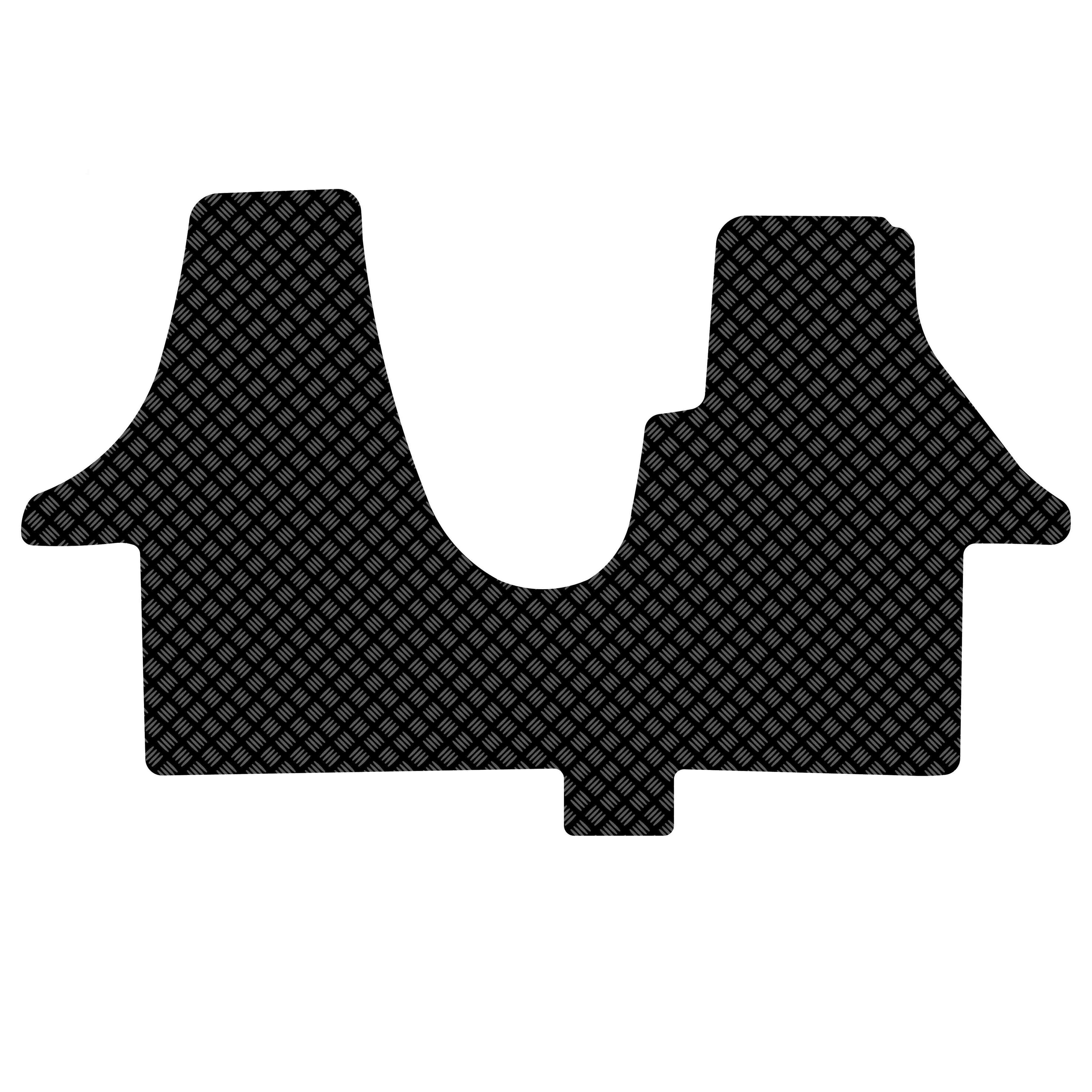 VW T6 Transporter Front Cab Floor Mats (2015 Onwards) UK Custom Covers