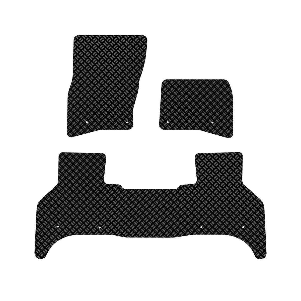 Fits Land Rover Defender 110 Rubber Floor Mats (2020+) UK Custom Covers