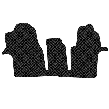 MAN TGE Rubber Floor Mats (Front) (2017+) UK Custom Covers