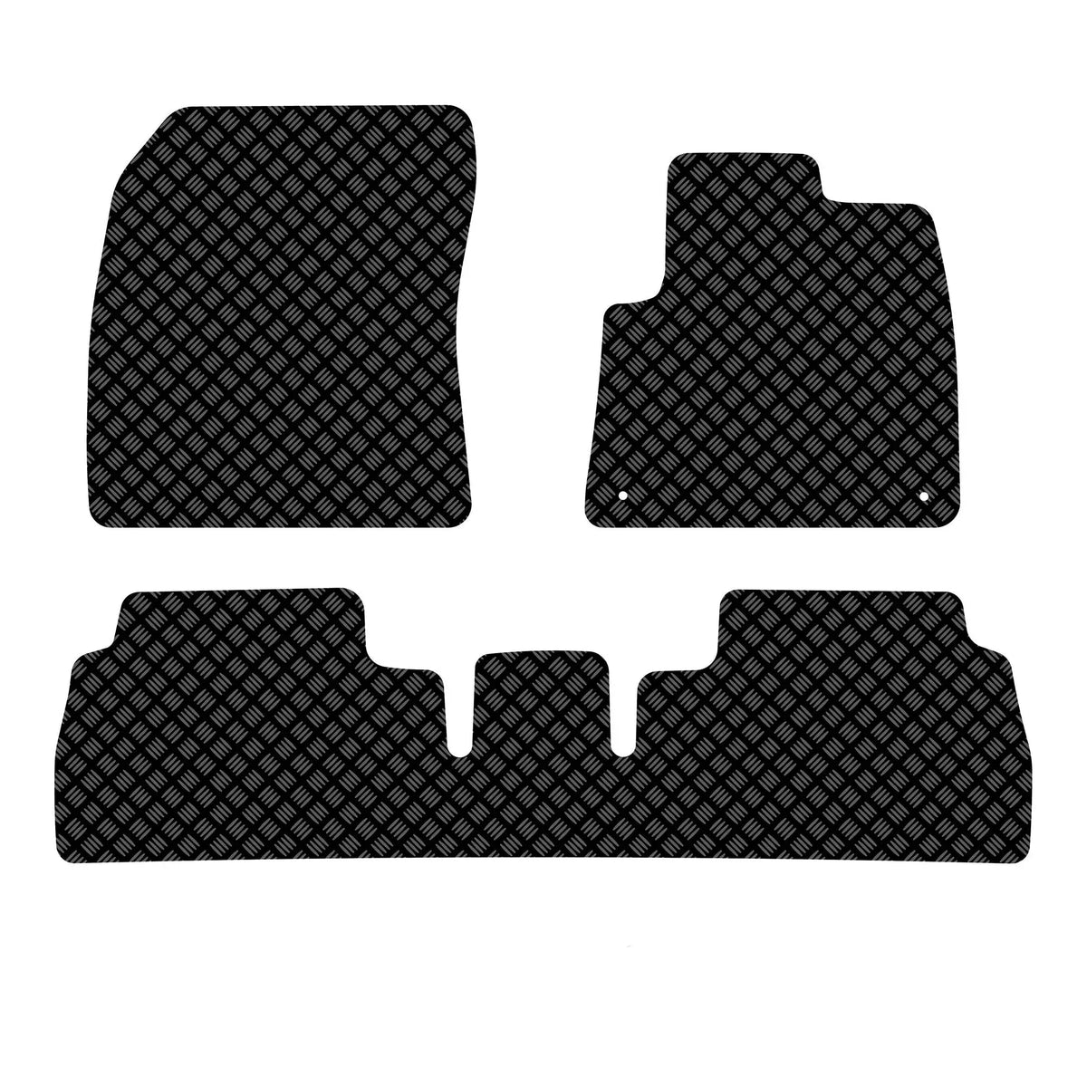 Peugeot Partner Rubber Floor Mats (2008+) UK Custom Covers
