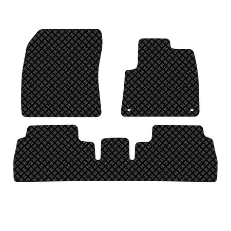 Peugeot Partner Rubber Floor Mats (2008+) UK Custom Covers