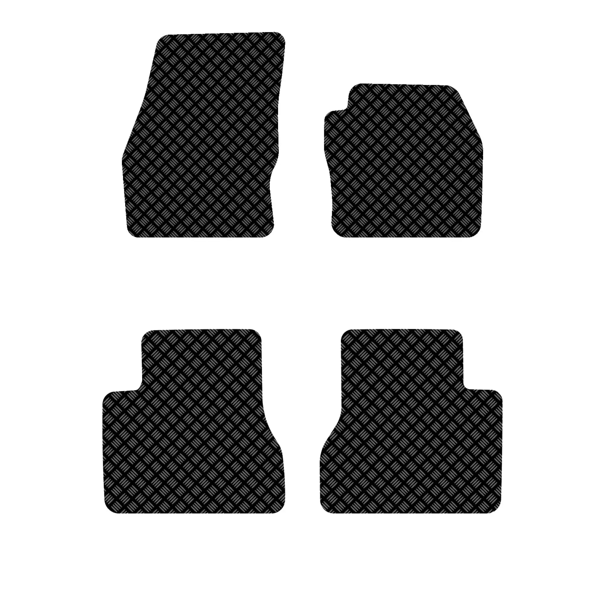 Ford Transit Connect Rubber Floor Mats (2014+) UK Custom Covers