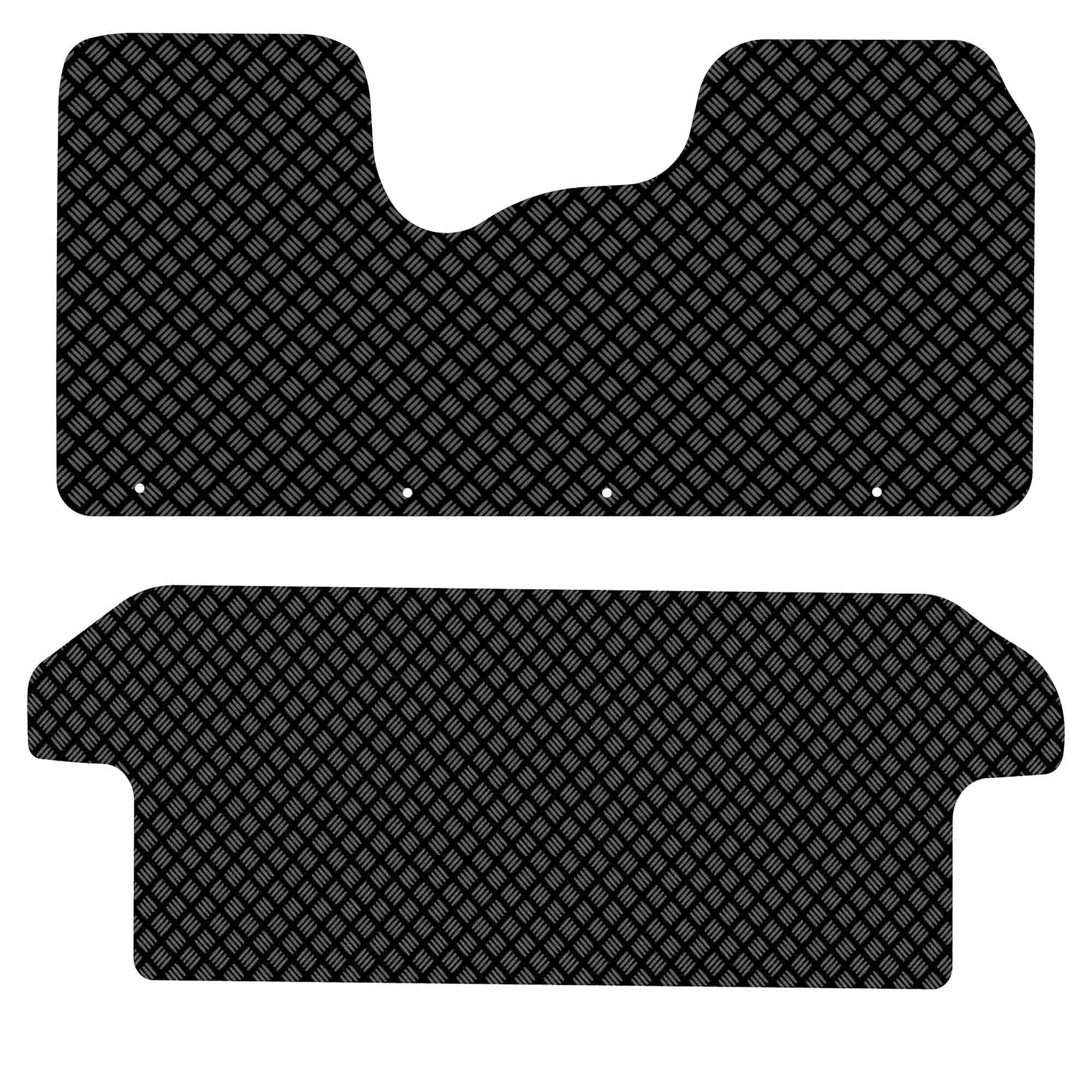 Renault Trafic Rubber Floor Mats (2014+) UK Custom Covers