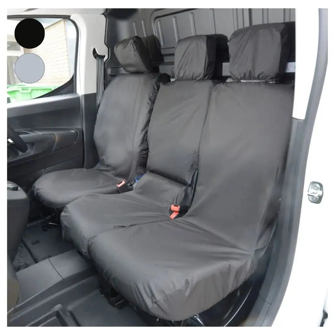 Toyota Proace City Tailored PU Front Seat Covers (2019 Onwards) - UK Custom Covers