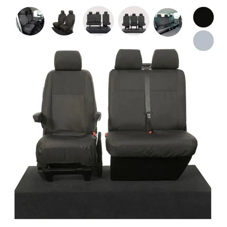 VW T6 / T6.1 Shuttle Tailored PU Seat Covers (2015 Onwards) - UK Custom Covers