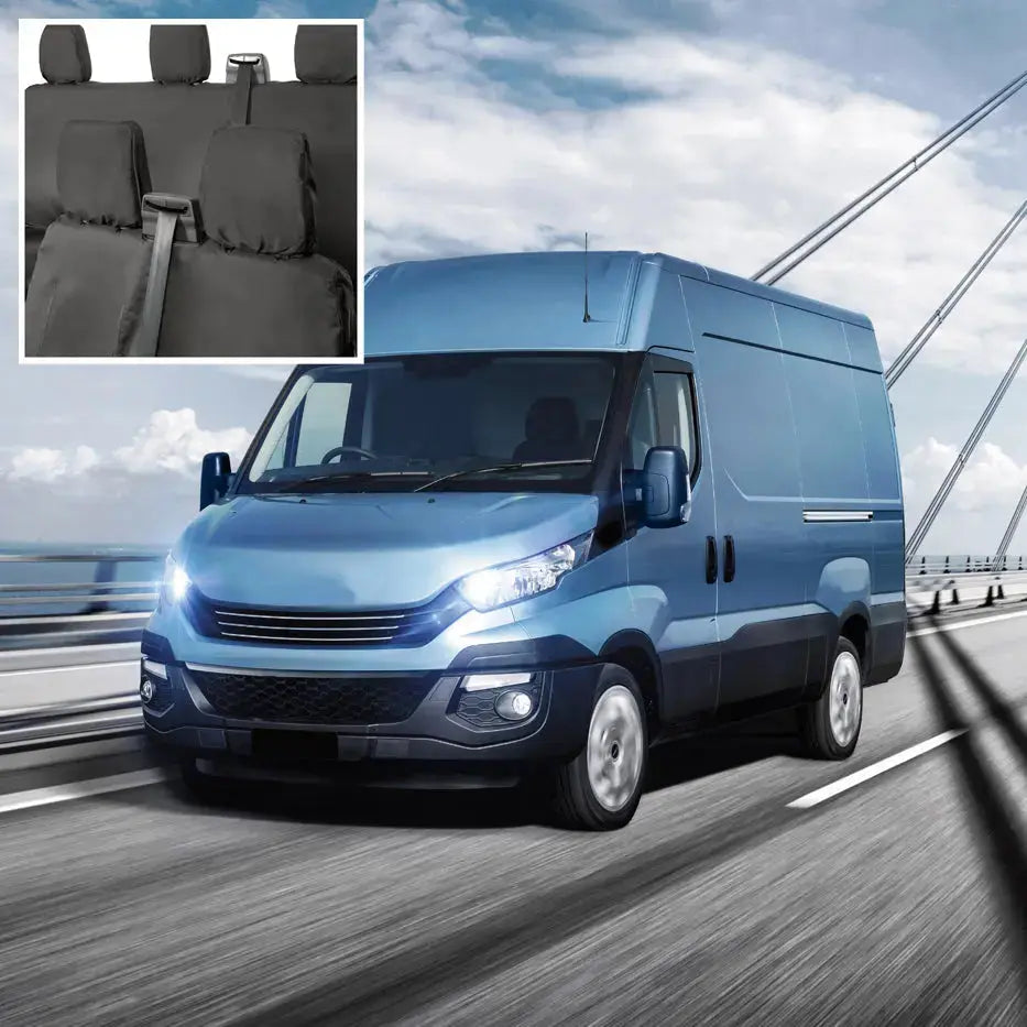 Iveco Daily Tailored PU Seat Covers - UK Custom Covers