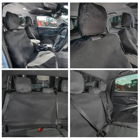 Isuzu D Max (Inc Tipper) Tailored PU Seat Covers - UK Custom Covers