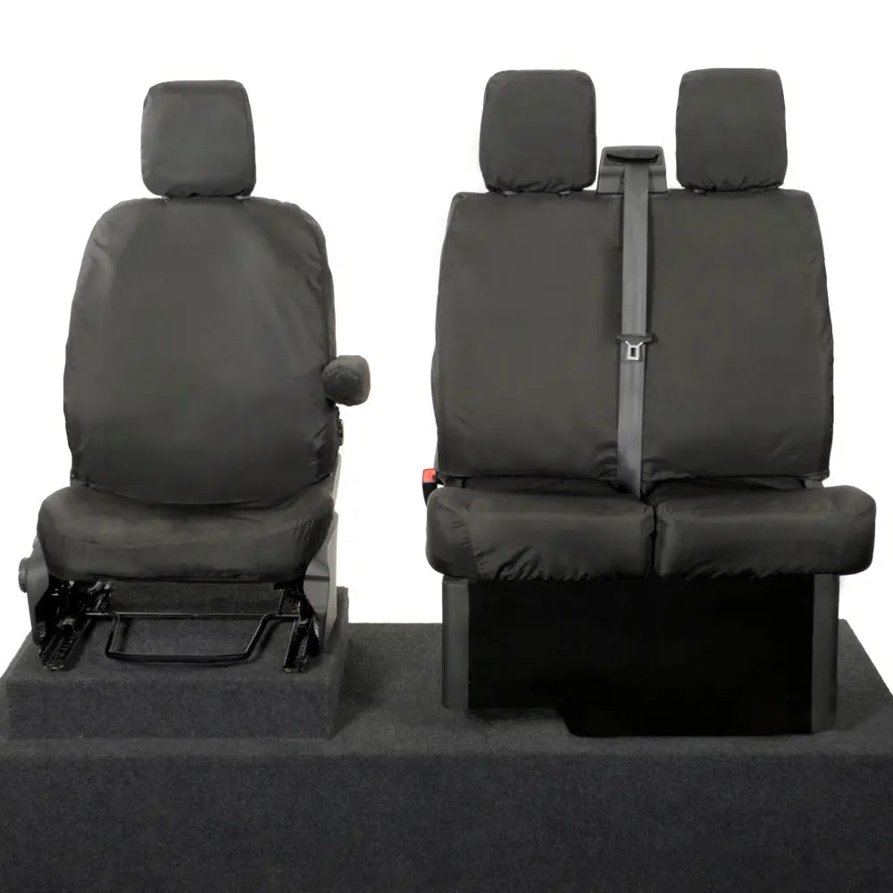 Ford Transit Van Seat Covers (Inc E-Transit) Tailored PU UK Custom Covers