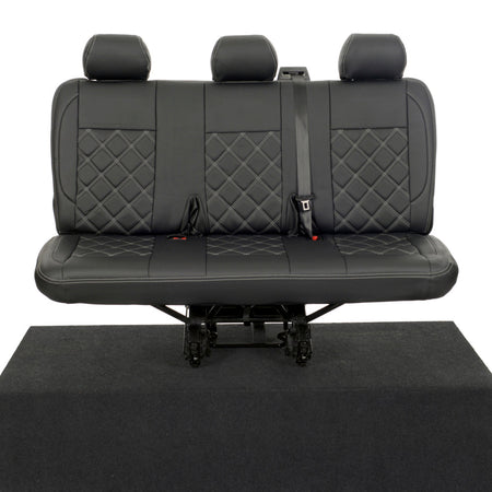 VW T6 / T6.1 Shuttle Tailored Leatherette Seat Covers (2015 Onwards) - UK Custom Covers