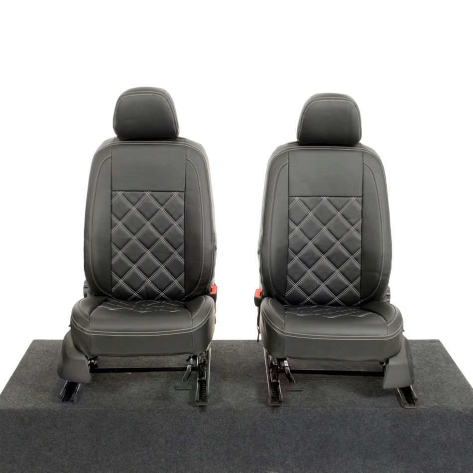 VW Caddy/Caddy Cargo Leatherette Front Seat Covers (2021 Onwards)