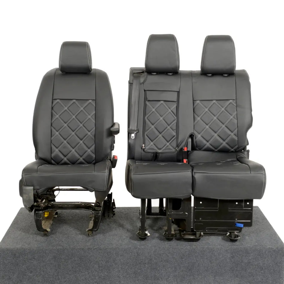 Fiat Scudo Seat Covers Tailored Leatherette 2022+ UK Custom Covers