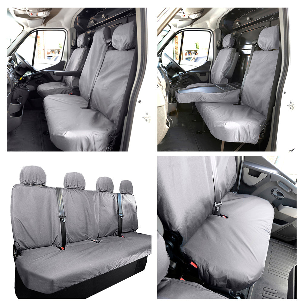 Fits Nissan Interstar Tailored PU Seat Covers (2021 Onwards) - UK Custom Covers