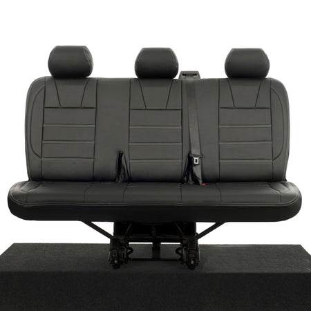 VW T6 / T6.1 Shuttle Tailored Leatherette Seat Covers (2015 Onwards) - UK Custom Covers