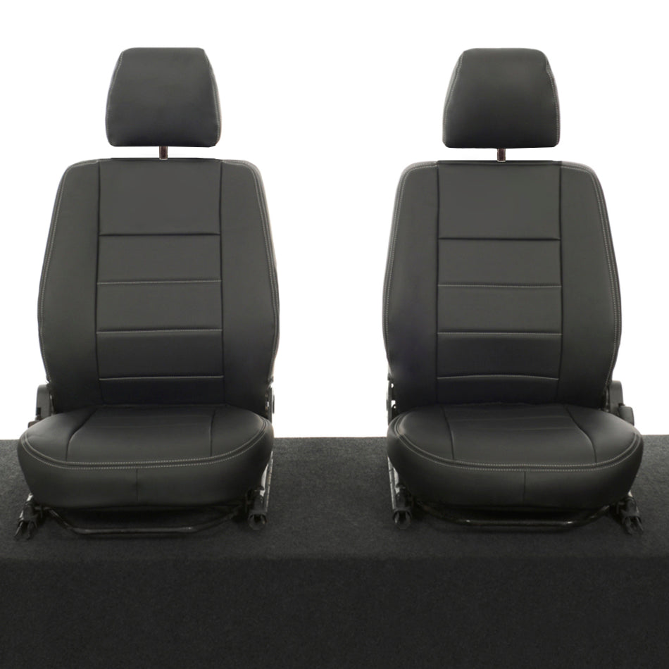 Fits Land Rover Defender 90 Leatherette Front Seat Covers (1987-2006)