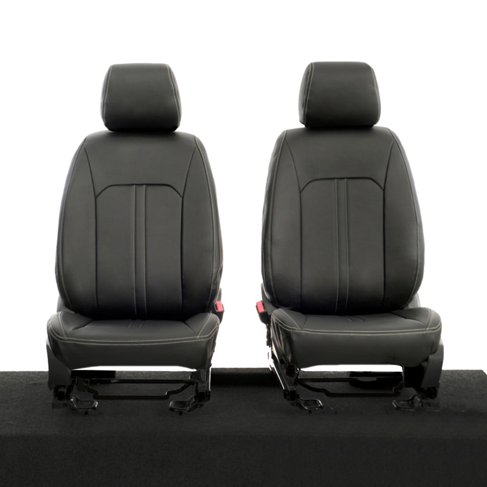 Ford Ranger Tailored Leatherette Seat Covers - Black - UK Custom Covers