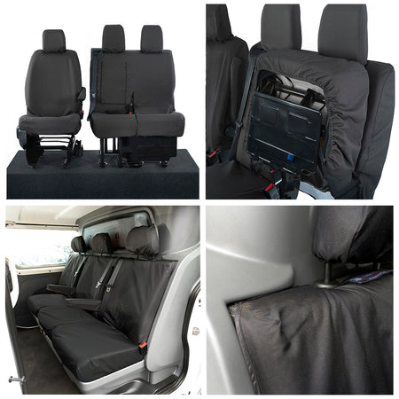 Citroen Dispatch Seat Covers Cotton-Backed PU 2007+ UK Custom Covers