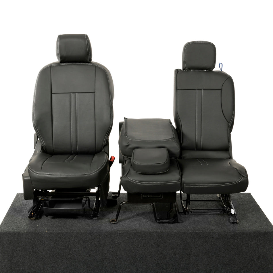 Toyota Proace City Leatherette Front Seat Covers (2018 Onwards) Black