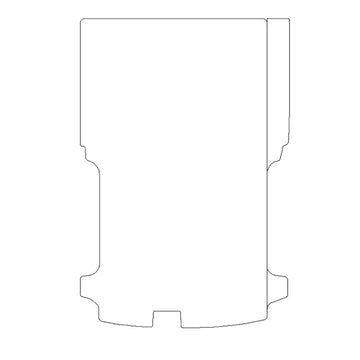 Ford Transit Custom 2021-2023 Rear Cab Heavy Duty Rubber Floor Mats - Black 455