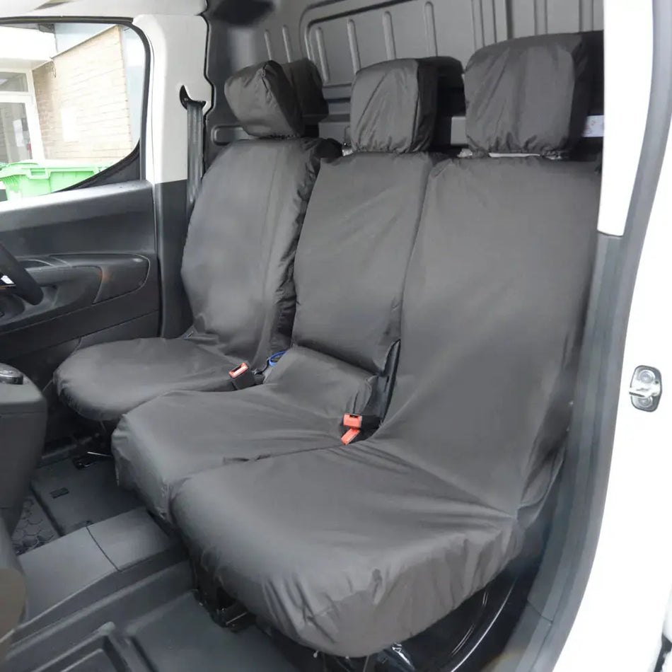 Citroen E-Berlingo Tailored PU Front Seat Covers (2021 Onwards) - UK Custom Covers