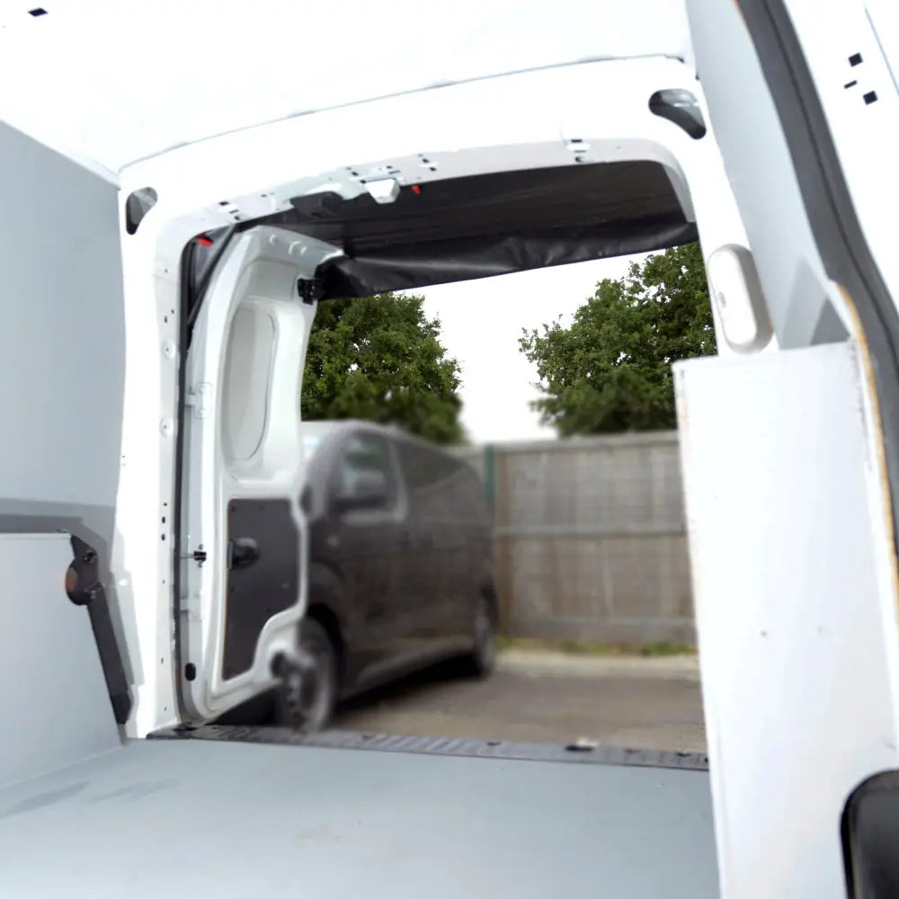 UK Custom Covers Renault Trafic Barn Door Awning Cover (2014+) – Waterproof Grey PU Coated Polyester