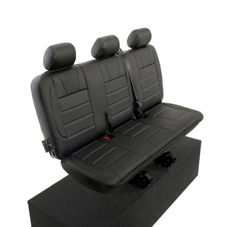 VW T6 / T6.1 Transporter Tailored Leatherette Seat Covers (2015 Onwards) - UK Custom Covers